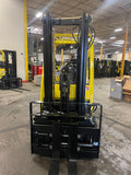 2020 HYSTER S60FT 6000 LB LP GAS FORKLIFT CUSHION 88/130" 2 STAGE FULL FREE LIFT SIDE SHIFTING FORK POSITIONER MAST 1,176 HOURS STOCK # BF9116479-BUF - United Lift Equipment LLC