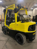 2015 HYSTER H80FT 8000 LB LP GAS FORKLIFT PNEUMATIC 89/185" 3 STAGE MAST SIDE SHIFTING FORK POSITIONER 1,269 HOURS STOCK # BF9216439-BUF - United Lift Equipment LLC