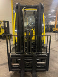 2017 HYSTER H80FT 8000 LB LP GAS FORKLIFT PNEUMATIC 90/121" 2 STAGE FULL FREE LIFT MAST ONLY 1,619 HOURS SIDE SHIFTING FORK POSITIONER STOCK # BF9231189-BUF - United Lift Equipment LLC
