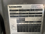 2001 Raymond SA-CSR30T MAN UP SWING REACH TURRET 3000 LB 48 VOLT ELECTRIC FORKLIFT 130/250" 3 STAGE MAST 6514 HOURS STOCK # BF957379-BEMIN - United Lift Equipment LLC