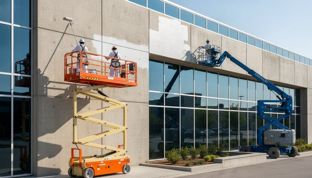 Boom Lift vs. Scissor Lift for Painting: Which Should You Buy in 2026?