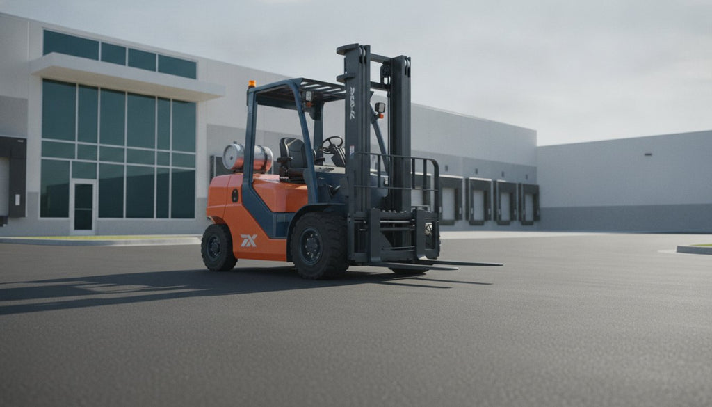The Best Forklift for Asphalt: Balancing Traction, Weight, and Surface Protection
