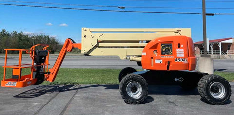 2013 JLG 450AJ ARTICULATING BOOM LIFT AERIAL LIFT WITH JIB 45' REACH DIESEL 4WD 3268 HOURS STOCK # BF9478549-NLPA - United Lift Equipment LLC