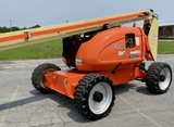 2018 JLG 600AJ ARTICULATING BOOM LIFT AERIAL LIFT WITH JIB 60' REACH DIESEL 4WD 1848 HOURS STOCK # BF9545159-NLEQ