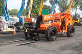2018 SKYTRAK 8042 8000 LB DIESEL TELESCOPIC FORKLIFT TELEHANDLER PNEUMATIC 4WD OPEN CAB 2654 HOURS STOCK # BF9578529-NLE
