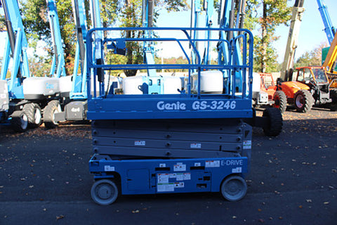 2024 GENIE GS3246 SCISSOR LIFT 32' REACH ELECTRIC SMOOTH CUSHION TIRES 29 HOURS STOCK # BF9268249-NLE - United Lift LLC