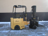 2015 BENDI B40AC 4000 LB CAPACITY 48 VOLT ELECTRIC FORKLIFT CUSHION 87/198" 3 STAGE MAST TURRET SIDE SHIFTING FORK POSITIONER 2045 HOURS STOCK # BF9225549-WIPA - United Lift LLC