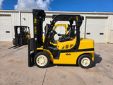 2023 YALE GDP080VXN 8000 LB DIESEL FORKLIFT PNEUMATIC 95/209" 3 STAGE CLEAR VIEW MAST 1124 HOURS SIDE SHIFTER STOCK # BF9157449-ILE
