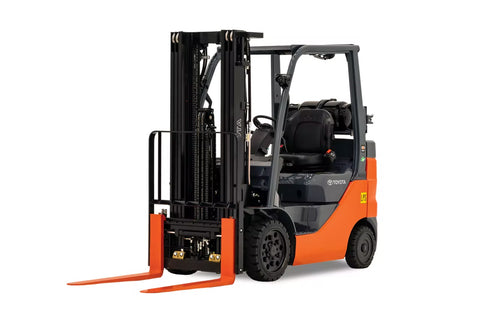 IN STOCK READY TO SHIP 2024 TOYOTA 50-8FGCU25 5000 LB LP GAS FORKLIFT CUSHION 83.5/189 3 STAGE MAST SIDE SHIFTING FORK POSITIONER STOCK # BF9379719-BUF - United Lift LLC