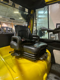 2019 HYSTER H90FT 9000 DIESEL FORKLIFT DUAL PNEUMATIC 98/144" 2 STAGE CLEAR VIEW MAST ENCLOSED HEATED CAB SIDE SHIFTER 1,218 HOURS STOCK # BF9187269-BUF
