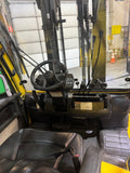 2019 HYSTER H90FT 9000 DIESEL FORKLIFT DUAL PNEUMATIC 98/144" 2 STAGE CLEAR VIEW MAST ENCLOSED HEATED CAB SIDE SHIFTER 1,218 HOURS STOCK # BF9187269-BUF