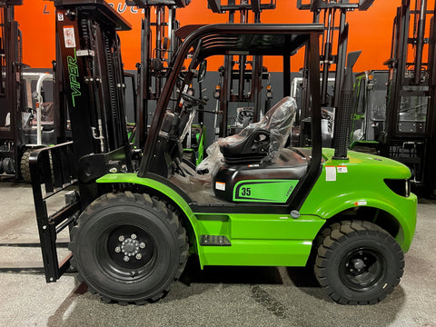 2023 VIPER FD35RT2 8000 LB DIESEL FORKLIFT PNEUMATIC 92/189" 3 STAGE MAST SIDE SHIFTER STOCK # BF9442489-ILIL - United Lift Equipment LLC