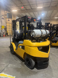2021 CATERPILLAR/MITSUBISHI FG30N 6000 LB LP GAS FORKLIFT PNEUMATIC 84/186" 3 STAGE MAST SIDE SHIFTER LOW HOURS STOCK # BF9125359-BUF
