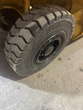 2021 CATERPILLAR/MITSUBISHI FG30N 6000 LB LP GAS FORKLIFT PNEUMATIC 84/186" 3 STAGE MAST SIDE SHIFTER LOW HOURS STOCK # BF9125359-BUF
