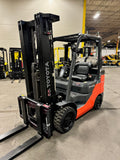 2021 TOYOTA 8FGCU32 6500 LB LP GAS FORKLIFT ONLY 535 HOURS CUSHION 87/187" 3 STAGE MAST SIDE SHIFTER 4 WAY PLUMBING STOCK # BF9214759-BUF - United Lift Equipment LLC
