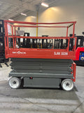 2016 SKYJACK SJ3226 SCISSOR LIFT 26' REACH ELECTRIC SMOOTH CUSHION TIRES ONLY 275 HOURS STOCK # BF949879-BUF