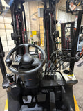 2022 CATERPILLAR/MITSUBISHI FGC25N 5000 LB LP GAS FORKLIFT CUSHION 83/187" 3 STAGE MAST SIDE SHIFTER 818 HOURS NON MARKING TREADED TIRES PLUMBED 4 WAYS TO CARRIAGE STOCK # BF9114459-BUF