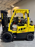 2019 HYSTER H50FT 5000 LB LP GAS FORKLIFT PNEUMATIC 87/189" 3 STAGE MAST SIDE SHIFTING FORK POSITIONER 1248 HOURS STOCK # BF9137759-BUF - United Lift LLC
