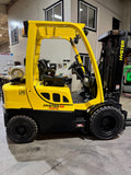2019 HYSTER H50FT 5000 LB LP GAS FORKLIFT PNEUMATIC 87/189" 3 STAGE MAST SIDE SHIFTING FORK POSITIONER 1248 HOURS STOCK # BF9137759-BUF - United Lift LLC