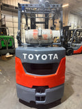 2022 TOYOTA 8FGCU30 6000 LB LP GAS FORKLIFT CUSHION 92/198" 3 STAGE MAST SIDE SHIFTER 744 HOURS STOCK # BF9128729-BUF