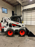 2018 BOBCAT S595 SKID STEER 2200 LB CAPACITY DIESEL PNEUMATIC TIRES AUXILLARY HYDRAULICS 72" BUCKET BF9312139-BUF - United Lift Equipment LLC