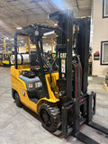 2020 CATERPILLAR 2C6000 6000 LB LP GAS FORKLIFT CUSHION 82/185" 3 STAGE MAST SIDE SHIFTER 972 HOURS STOCK # BF9115279-BUF
