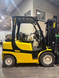 2018 YALE GLP050VXN 5000 LB LP GAS FORKLIFT PNEUMATIC 86/189 3 STAGE MAST SIDE SHIFTER 1238 HOURS STOCK # BF9167429-BUF
