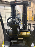 2018 YALE GLP050VXN 5000 LB LP GAS FORKLIFT PNEUMATIC 86/189 3 STAGE MAST SIDE SHIFTER 1238 HOURS STOCK # BF9167429-BUF