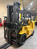 2021 CATERPILLAR GC70K 15500 LB LP GAS FORKLIFT CUSHION 101/199 3 STAGE MAST SIDE SHIFTING FORK POSITIONER 1294 HOURS STOCK # BF9329319-BUF