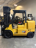 2021 CATERPILLAR GC70K 15500 LB LP GAS FORKLIFT CUSHION 101/199 3 STAGE MAST SIDE SHIFTING FORK POSITIONER 1294 HOURS STOCK # BF9329319-BUF
