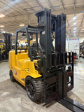 2021 CATERPILLAR GC70K 15500 LB LP GAS FORKLIFT CUSHION 101/199 3 STAGE MAST SIDE SHIFTING FORK POSITIONER 1294 HOURS STOCK # BF9329319-BUF