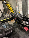 2017 HYSTER H155FT 15500 LB DIESEL FORKLIFT PNEUMATIC 148/212" 3 STAGE MAST SIDE SHIFTING FORK POSITIONER ENCLOSED HEATED CAB STOCK # BF9593129-BUF - United Lift Equipment LLC