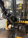 2023 CAT GC55K 12000 LB LP GAS FORKLIFT CUSHION 102/219 3 STAGE MAST SIDE SHIFTING FORK POSITIONER ATTACHMENT LOW HOURS STOCK # BF9247759-BUF - United Lift LLC