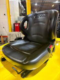 2023 HYSTER E65XN 6500 LB 48 VOLT ELECTRIC FORKLIFT CUSHION 89/130" 2 STAGE FULL FREE LIFT MAST SIDE SHIFTING FORK POSITIONER 672 HOURS STOCK # BF9112959-BUF