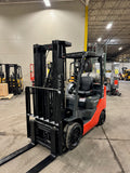 2020 TOYOTA 8FGCU25 5000 LB LP GAS FORKLIFT CUSHION 83/189 3 STAGE MAST SIDE SHIFTER 815 HOURS STOCK # BF9177679-BUF - United Lift Equipment LLC