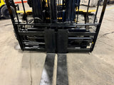 2018 CATERPILLAR GP40N1 8000 LB LP GAS FORKLIFT PNEUMATIC 99/219" 3 STAGE MAST SIDE SHIFTING FORK POSISTIONER ENCLOSED CAB STOCK # BF9262139-BUF - United Lift Equipment LLC