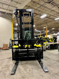 2019 HYSTER H280HD 28000 LB DIESEL FORKLIFT PNEUMATIC 159/183" 2 STAGE MAST SIDE SHIFTING FORK POSITIONER DUAL TIRES ENCLOSED CAB 60" FORKS STOCK # BF9791289-BUF - United Lift Equipment LLC