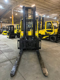 2021 HYSTER H120FT 12000 LB LP GAS FORKLIFT PNEUMATIC 110/158" 2 STAGE CLEAR VIEW MAST ENCLOSED CAB WITH SIDE SHIFTER ONLY 1474 HOURS STOCK # BF9199429-BUF