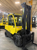 2021 HYSTER H120FT 12000 LB LP GAS FORKLIFT PNEUMATIC 110/158" 2 STAGE CLEAR VIEW MAST ENCLOSED CAB WITH SIDE SHIFTER ONLY 1474 HOURS STOCK # BF9199429-BUF