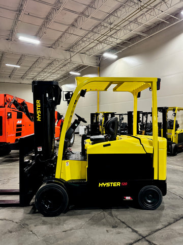 2018 HYSTER E120XN 12000 LBS ELECTRIC 94/185" 3 STAGE MAST SIDE SHIFTER ONLY 1,105 HOURS STK# BF9267129-BUF - United Lift Equipment LLC