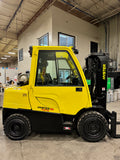 2017 HYSTER H80FT 8000 LB LP GAS FORKLIFT PNEUMATIC 90/173" 3 STAGE MAST SIDE SHIFTER ENCLOSED CAB 1,402 HOURS STOCK # BF9316439-BUF - United Lift Equipment LLC