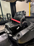 2021 YALE GDP155VXN 15500 LB DIESEL FORKLIFT PNEUMATIC 107/134" 2 STAGE CLEAR VIEW MAST ENCLOSED CAB HEAT & AC WITH SIDE SHIFTING FORK POSITIONER ATTACHMENT 4 WAY  STOCK # BF9699759-BUF - United Lift Equipment LLC