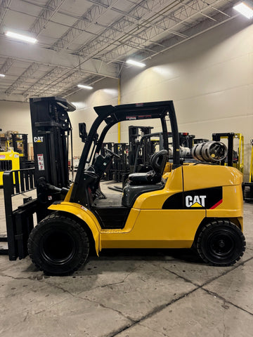 2014 CATERPILLAR P11000 11000 LB LP GAS FORKLIFT PNEUMATIC 93/189" 3 STAGE MAST SIDE SHIFTER DUAL TIRE 72" FORKS STOCK # BF9331859-BUF