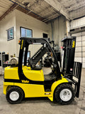 2018 YALE GLP060VX 6000 LB LP GAS FORKLIFT DUAL FRONT TIRE PNEUMATIC 91/187 3 STAGE MAST SIDE SHIFTER STOCK # BF9228519-BUF - United Lift Equipment LLC