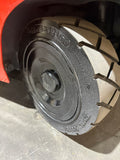2019 TOYOTA 8FGCU35-BCS BOX CAR SPECIAL 8000 LB LP GAS FORKLIFT CUSHION 92/199" 3 STAGE MAST SIDE SHIFTING FORK POSITIONER 1243 HOURS STOCK # BF9111959-BUF