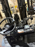 2019 TOYOTA 8FGCU35-BCS BOX CAR SPECIAL 8000 LB LP GAS FORKLIFT CUSHION 92/199" 3 STAGE MAST SIDE SHIFTING FORK POSITIONER 1243 HOURS STOCK # BF9111959-BUF