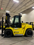 2020 HYSTER H210HD2 21000 LB DIESEL FORKLIFT PNEUMATIC 132/147" 2 STAGE MAST SIDE SHIFTING INDEPENDENT FORK POSITIONERS DUAL TIRES ENCLOSED CAB 2241 HOURS STOCK # BF9875599-BUF - United Lift Equipment LLC