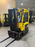 2018 HYSTER E50XN-33 5000 LB CAPACITY ELECTRIC CUSHION 89/194" 3 STAGE MAST SIDE SHIFTER 1267 HOURS PLUMBED 4 WAYS TO CARRIAGE STOCK # BF995429-BUF