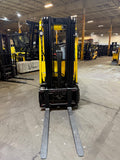 2018 HYSTER E50XN-33 5000 LB CAPACITY ELECTRIC CUSHION 89/194" 3 STAGE MAST SIDE SHIFTER 1267 HOURS PLUMBED 4 WAYS TO CARRIAGE STOCK # BF995429-BUF