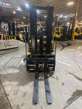 2023 CATERPILLAR 2C5000 5000 LB LP GAS FORKLIFT CUSHION 83/187" 3 STAGE MAST SIDE SHIFTING FORK POSITIONER ATTACHMENT PLUMBED 4 WAYS TO CARRIAGE 642 HOURS STOCK # BF9124919-BUF